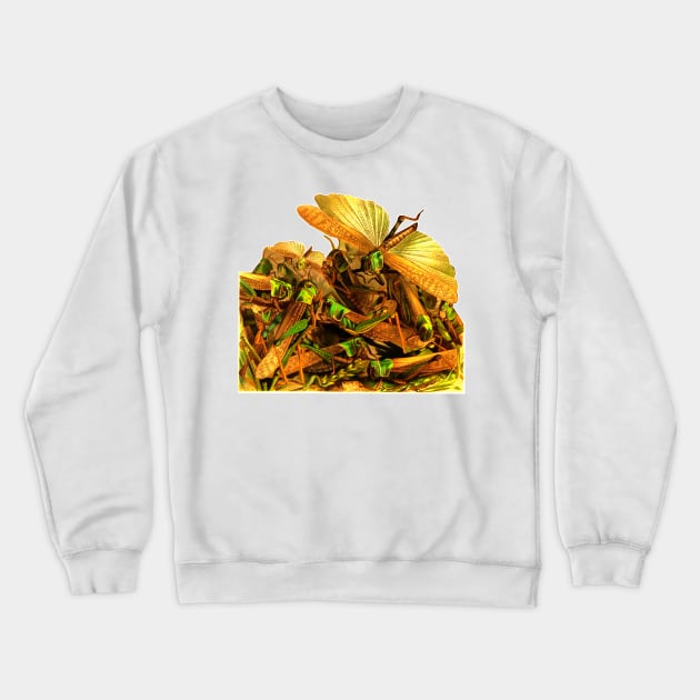 Locust attack Crewneck Sweatshirt by Marccelus